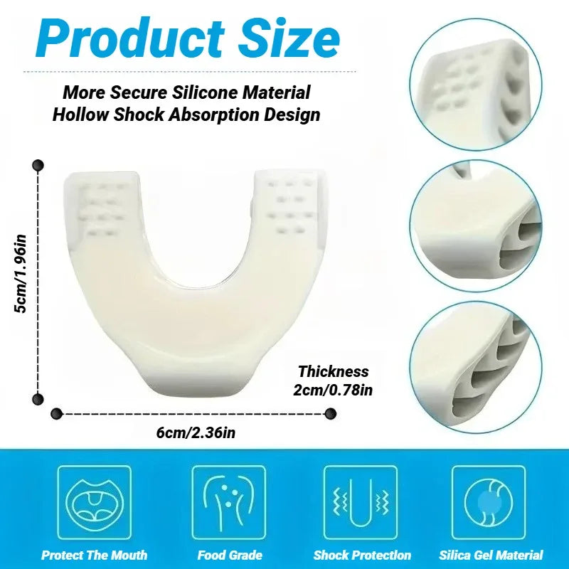 U Shape New Facial Jaw Exerciser And Neck Toning Jawline For Men Women Face Muscle Trainin Resistance Levels Double Chin Reducer - Urbizia