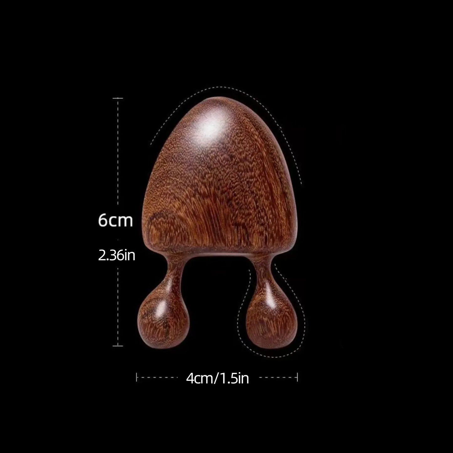 1pc Sandalwood Face Massager Nose & Face Massager - Eye Relief Tool Snail Facial Meridian Massage - Urbizia