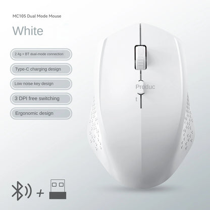 KEBIDUMEI Dual-Mode Bluetooth Mouse 2.4G Wireless Mouse Silent Mouse Rechargeable Gaming Mouse Mice For PC Laptop Windows MacOS