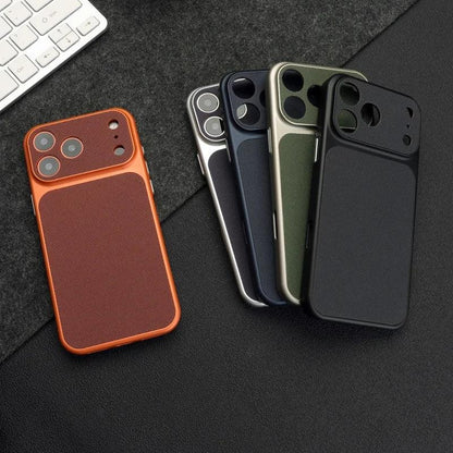 Vintage Woven Leather Textured Case for iPhone