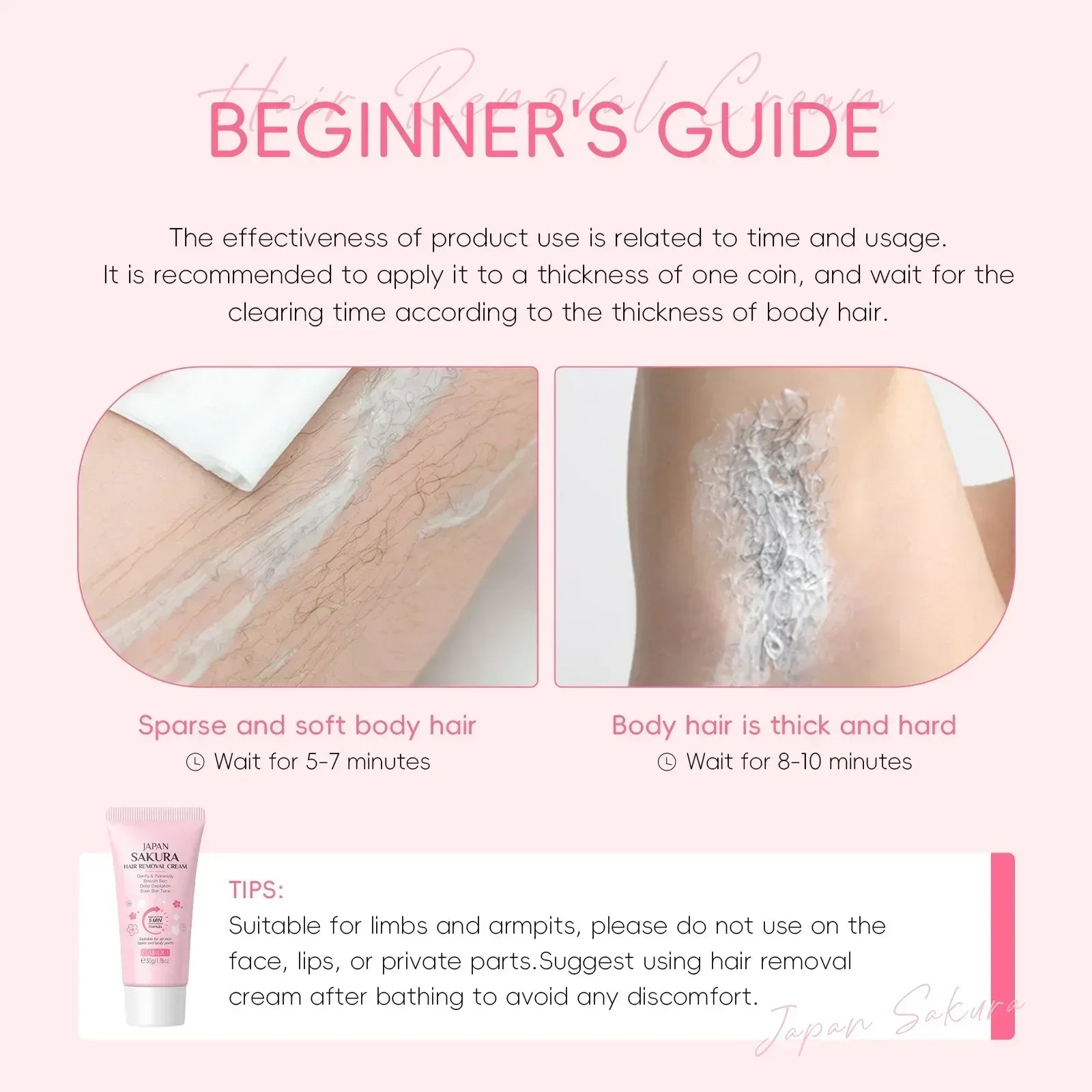 LAIKOU Hair Removal Cream Intimate Areas Epilator Cream Painless Health Hair Remover Growth Inhibitor Men Woman Body Care 50g - Urbizia
