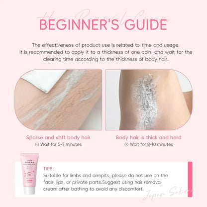 LAIKOU Hair Removal Cream Intimate Areas Epilator Cream Painless Health Hair Remover Growth Inhibitor Men Woman Body Care 50g - Urbizia