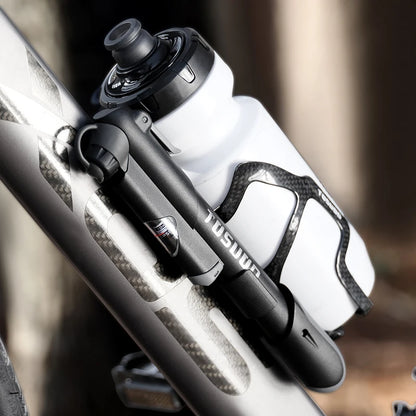 TOSUOD Bicycle Air Pump Compatible With Both Presta And Schrader Valves For Bike Pumps Portable Mini 120PSI Air Pump