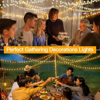 500/1000 LED Fairy String Lights — Christmas Garland with Remote (Outdoor Waterproof)