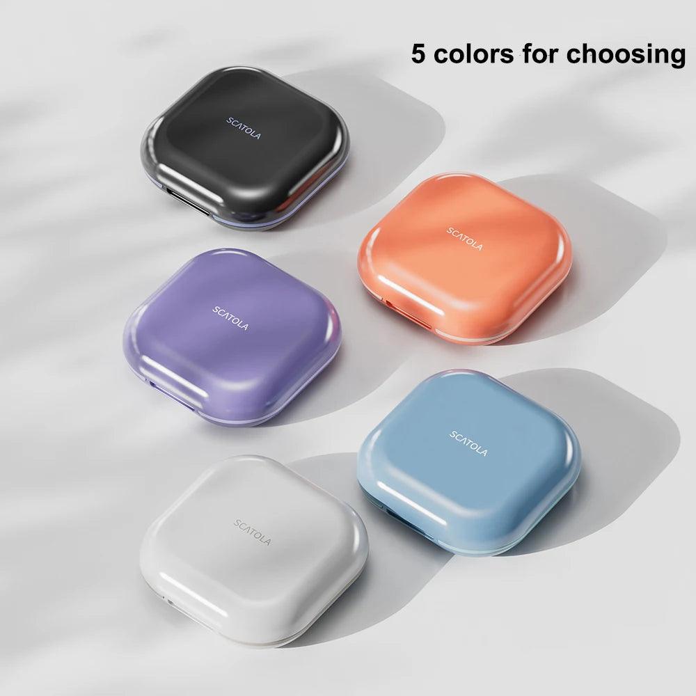 Retainer Case Portable Mouth Guard Case Night Denture Holder with Lid Teeth Aligner Slim Braces Box Orthodontic Supplies