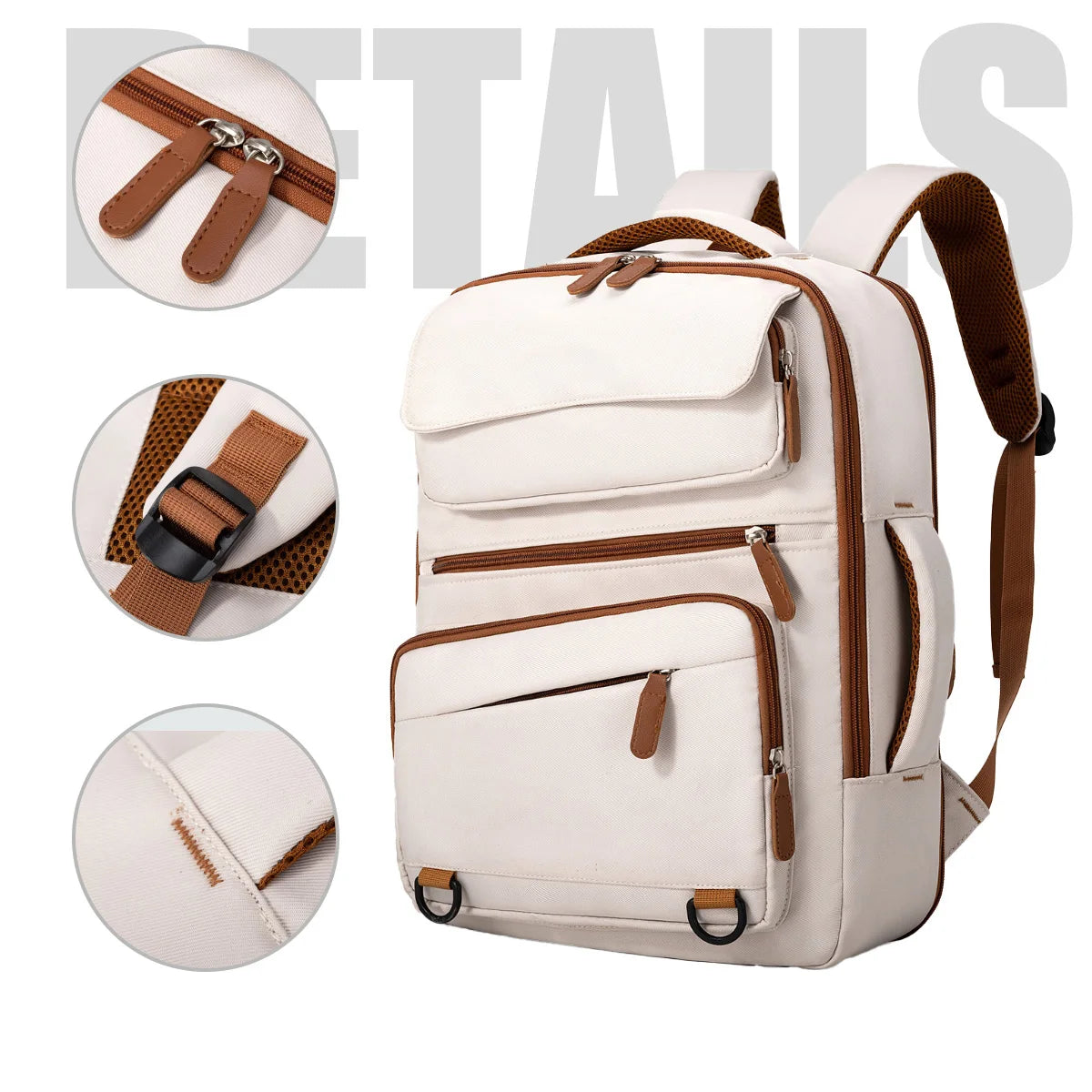 Large-Capacity Travel Multifunctional Backpack, Flight-Friendly, Computer-Friendly, Business Backpack for Men, College Student Backpack, Women's Carry-On Conference Office Backpack