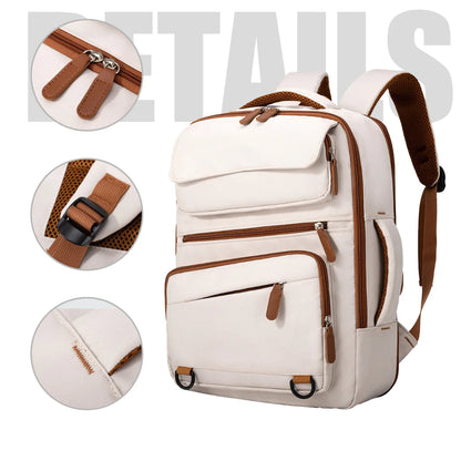 Large-Capacity Travel Multifunctional Backpack, Flight-Friendly, Computer-Friendly, Business Backpack for Men, College Student Backpack, Women's Carry-On Conference Office Backpack