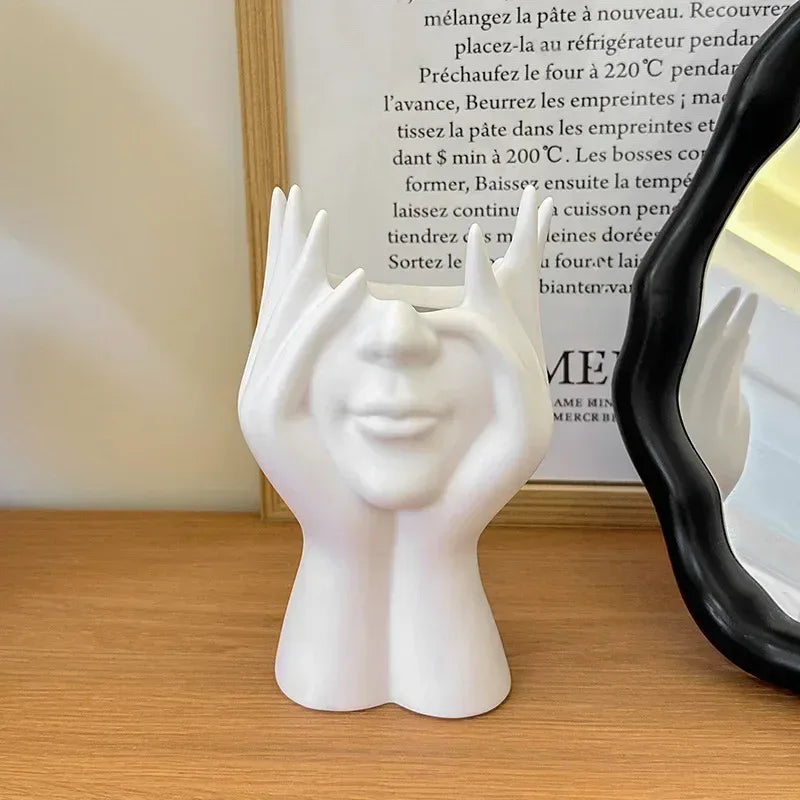 1PC Vinyl Figure Storage Holders Creative Human Body Art Styling Office Organizers Multifunctional Makeup Brush Holder - Urbizia