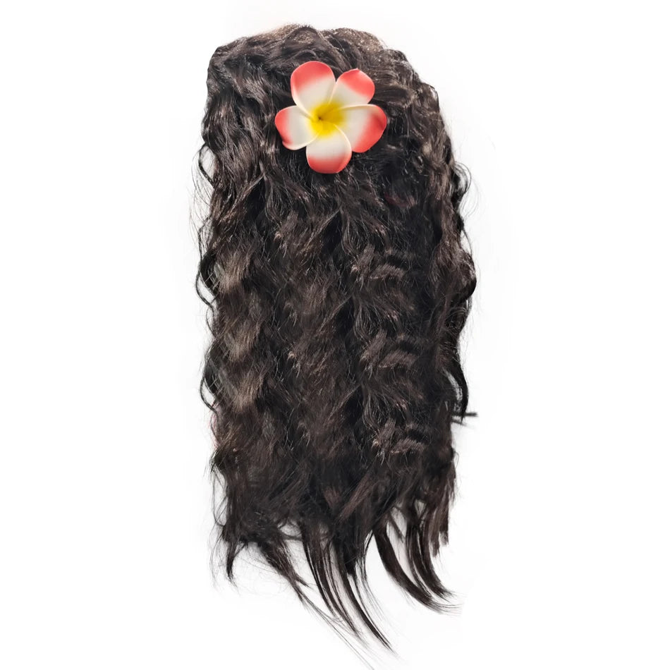Ocean Adventure Moana Costume – Two Pieces Polynesian Style Vaiana Princess Dress Up for Girls Halloween