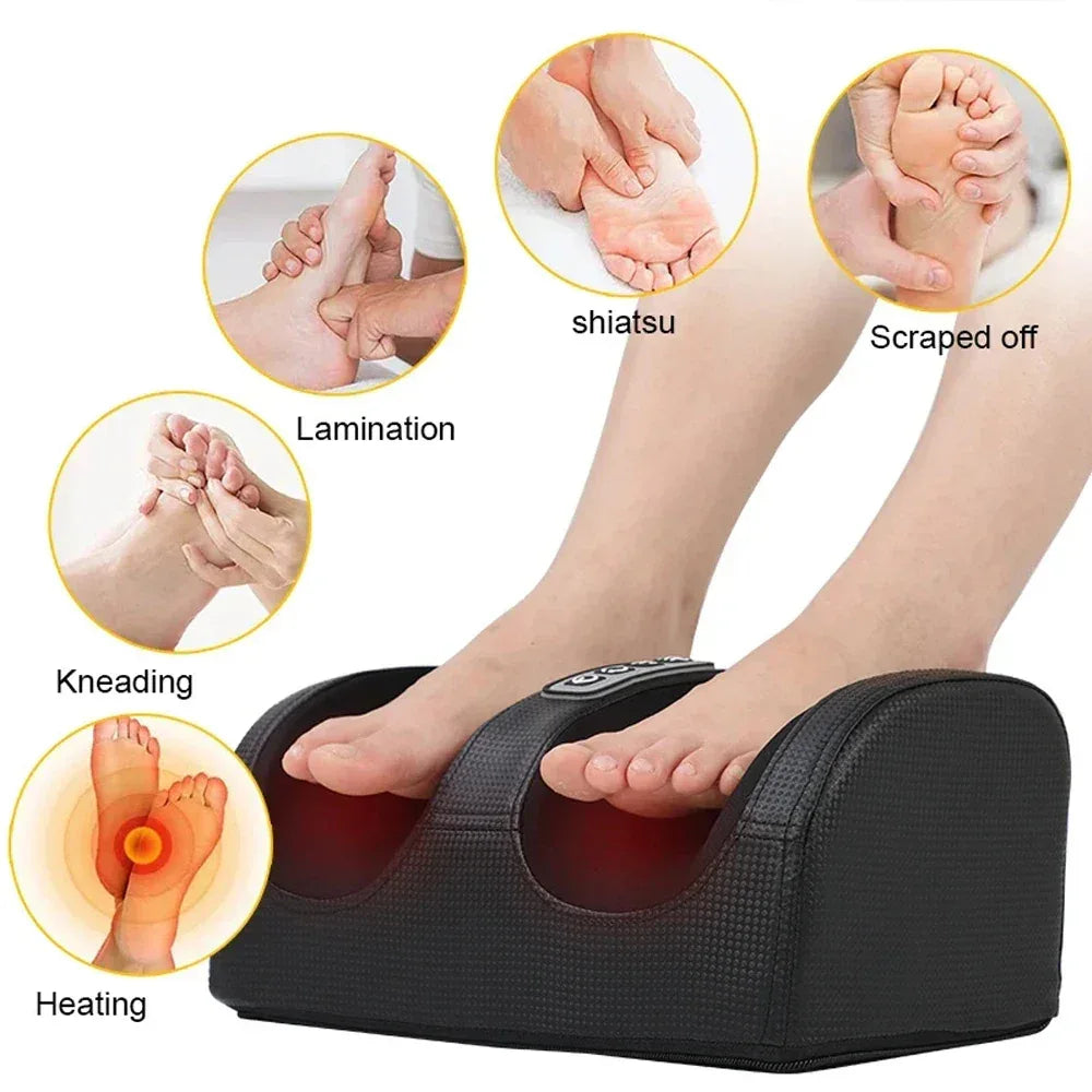 Electric Foot Massager – Shiatsu Kneading & Deep Tissue Relaxation - Urbizia