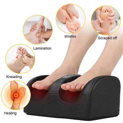 Electric Foot Massager – Shiatsu Kneading & Deep Tissue Relaxation - Urbizia