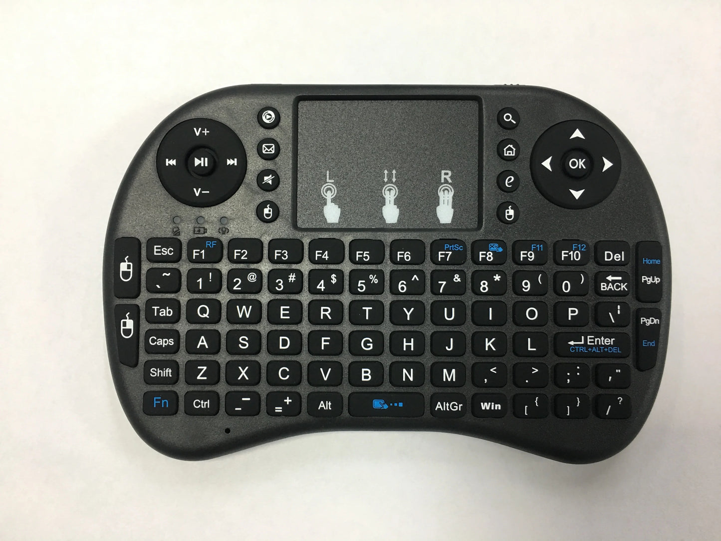 Air Mouse Backlit Mini Wireless Keyboard Azerty Spanish French Portuguese Russian Brazil Language With Touchpad N PC TV Box RGB