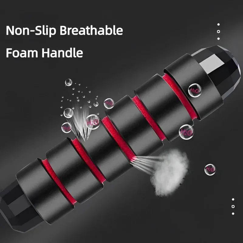 1PCS The New Jump Rope Steel Wire Skipping Exercise Adjustable Jumping Fitness Workout Training Home Sport Equipment Tangle-Free - Urbizia