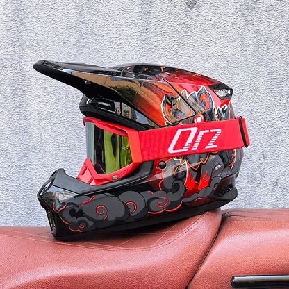 Off road racing motorcycle helmet bicycle speed drop DH full helmet rally off-road helmet
