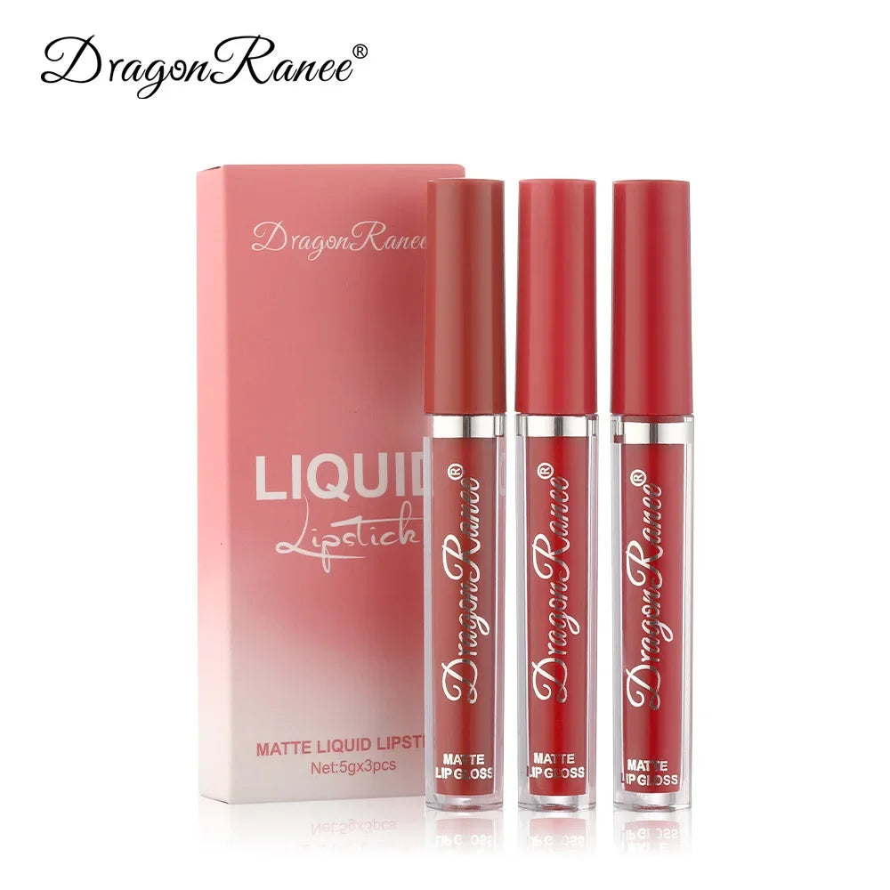 3-Piece Matte Liquid Lipstick Set