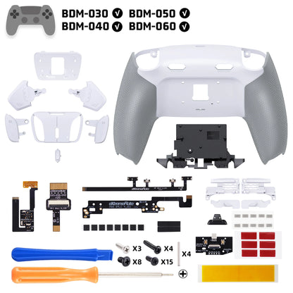 eXtremeRate RISE4 Plus MAX Remappable Back Button Kit w/Clicky Trigger Stop & Rubberized Grip for ps5 Controller BDM-030 040 050