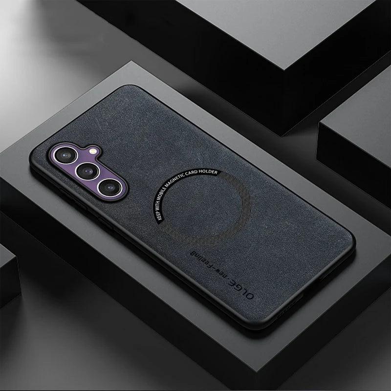 Magnetic MagSafe Leather Case for Samsung Galaxy Ultra Series