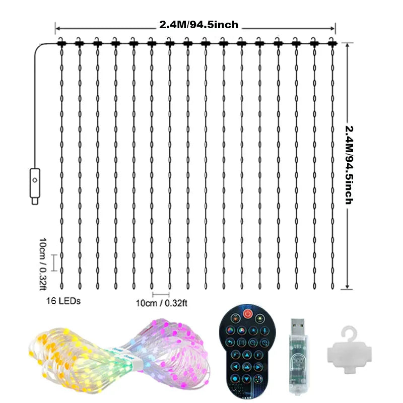 Smart LED Curtain Lights