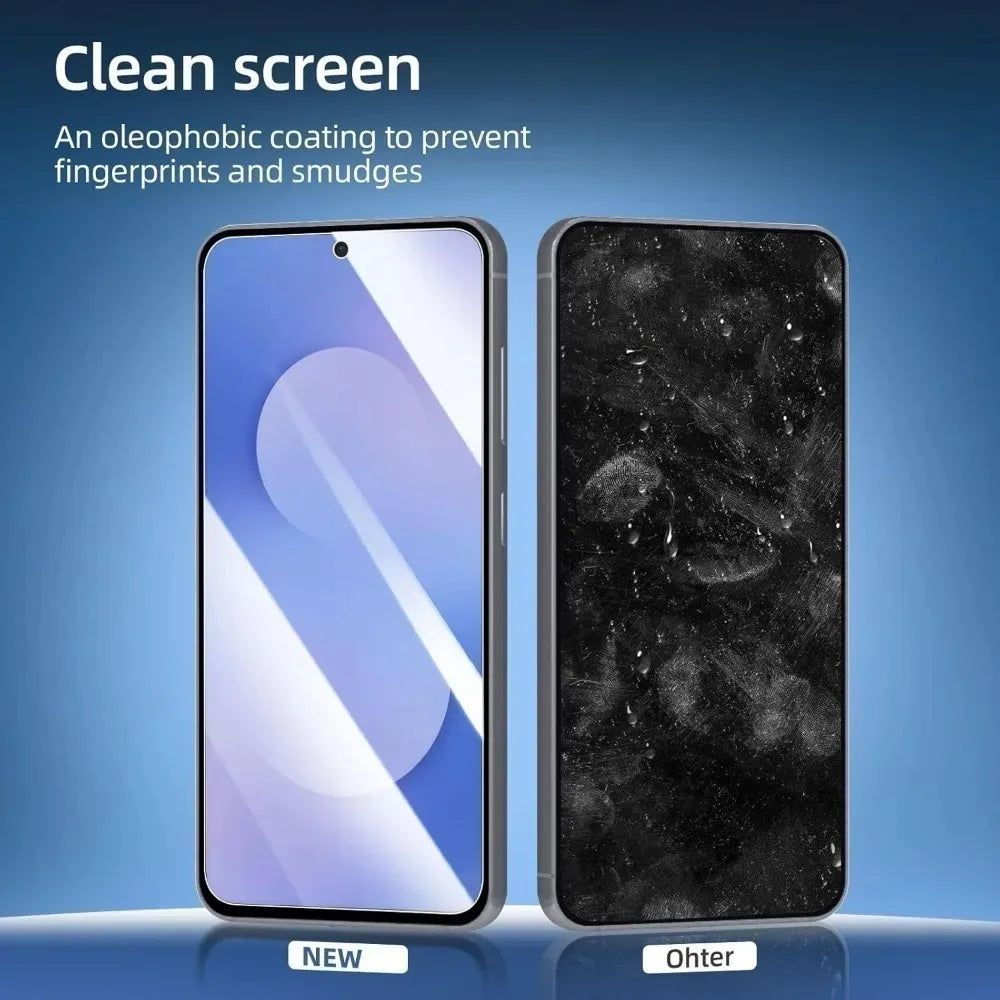 3Pcs Full Cover Ultra Clear Tempered Glass for Samsung Galaxy S26 S25 S24 S23 Ultra S22 S21 Plus S25 S24 FE 9H Screen Protector