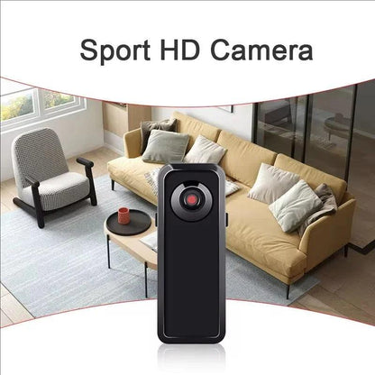 Portable Mini HD DV Camera Body Camcorder Mount Video Recorder Nanny Security Cam Sports DVR Webcam for Home Office Security