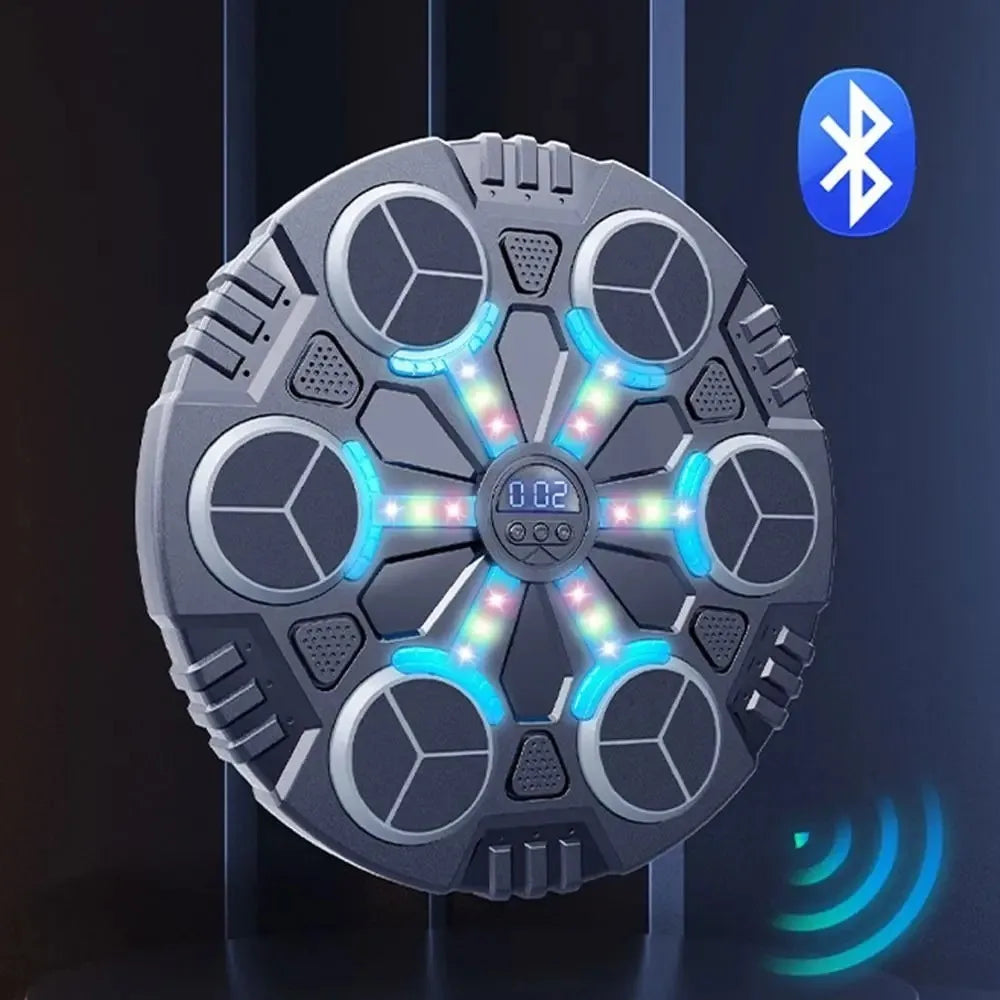 Smart Bluetooth Connection Music Boxing Machine Noise Reduction Wall Mounted Boxing Electronic Target Rhythm Lights for Home