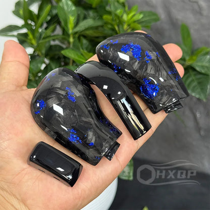 Customized Forged Carbon Fiber Side Cover Shift Gear Head Suitable for Volkswagen Passat CC Golf