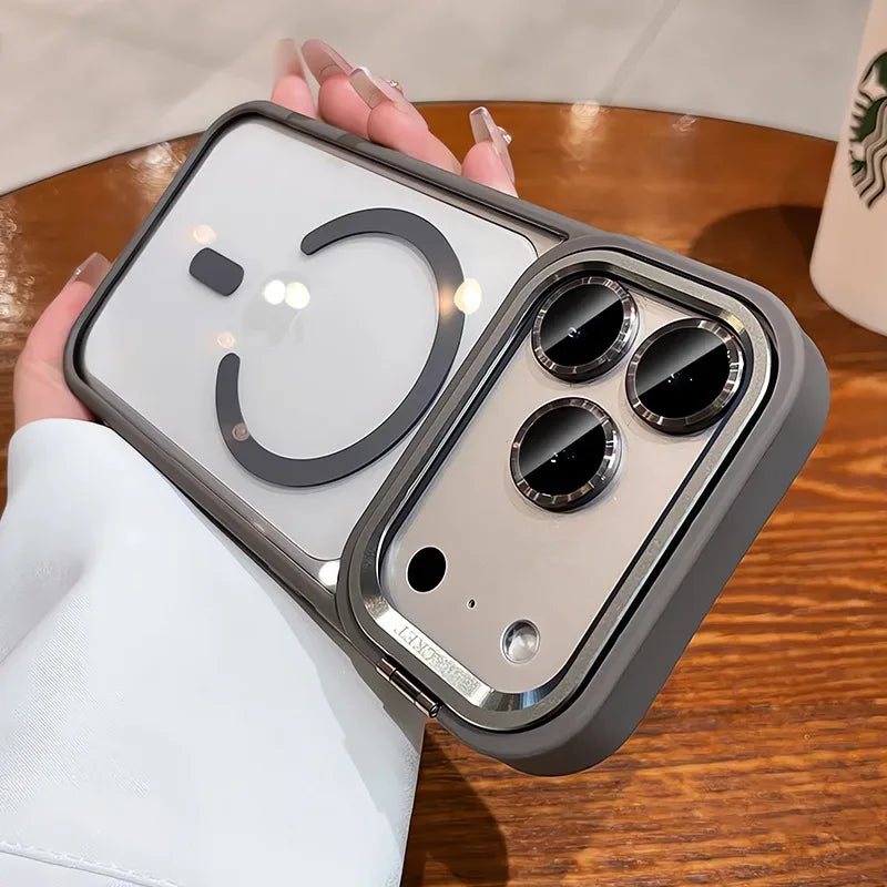 MagSafe Camera Bracket Wrist Strap Case for iPhone