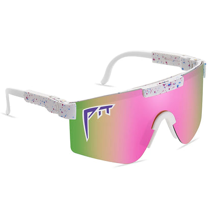 Youth Stylish Windproof Sunglasses Men Women Anti-Dust Colorful Goggles for Skateboard Cycling Hiking Running Outdoor Sports