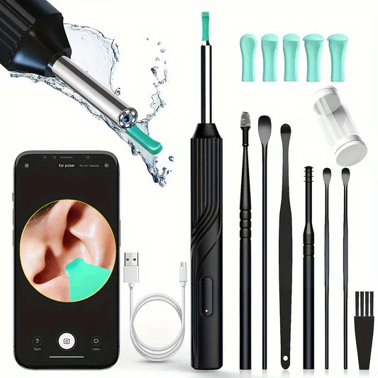 Visual Ear Wax Cleaner with Camera Wireless Otoscope Tool
