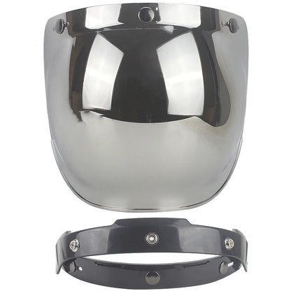 ORZ Retro Motorcycle Bubble Visor Glasses