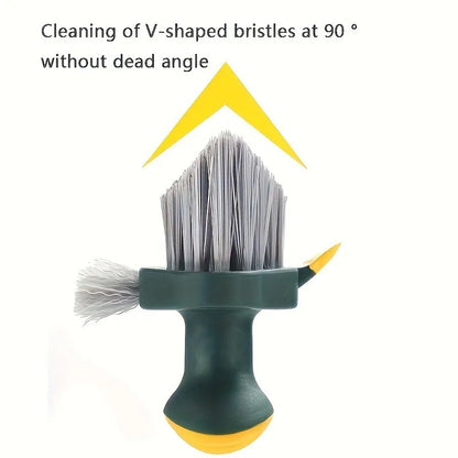 Flash sale: 3-in-1 Grout & Tile Cleaning Brush - Multi-Surface Scrubber for Bathroom, Kitchen, Floors, Flexible Head, Non-Slip Grip
