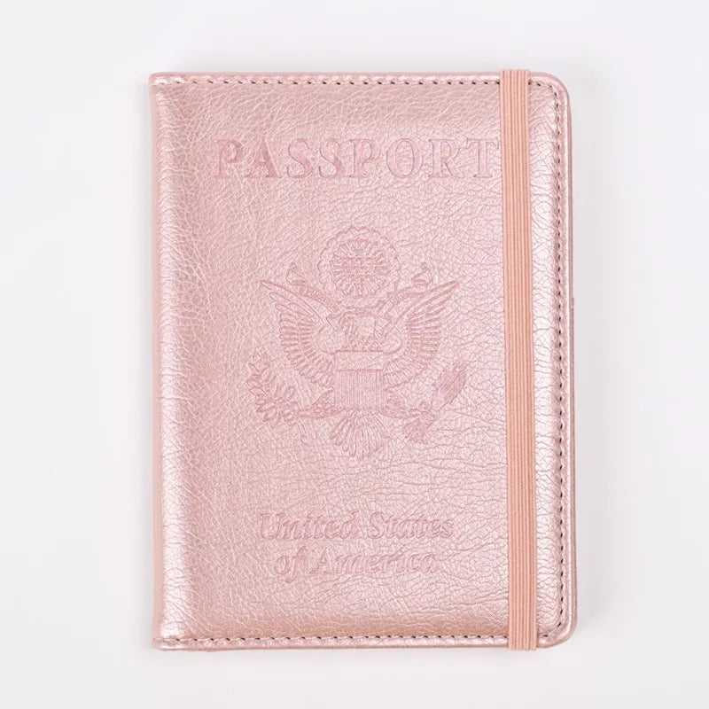 Passport Holder for Travel, Rfid Passport Cover Case, Passport Wallet Women Travel Essentials Accessories Document Organizer