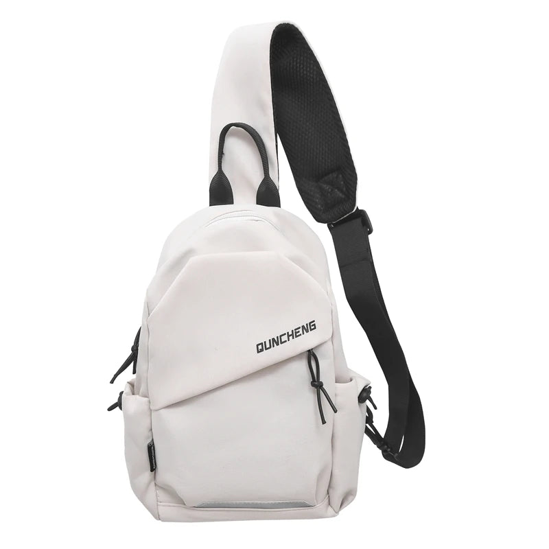 Crossbody Bag Men's Single Shoulder Small Backpack Chest Bag Women's Cycling Sports Mountain Climbing Boys Tablet Lightweight Mo