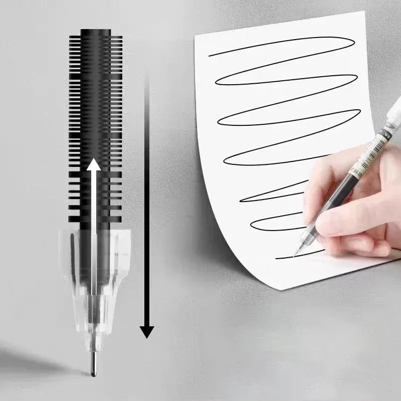 10-Piece Needle Tip Gel Pen Set – Smooth Writing - Urbizia
