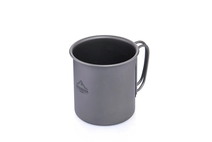 Widesea Camping Mug Titanium Cup Tourist Tableware Picnic Utensils Outdoor Kitchen Equipment Travel Cooking Set Cookware Hiking