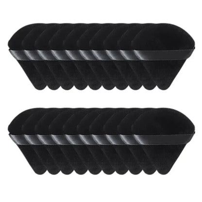 Triangle Velvet Powder Puff – Soft Makeup Sponge