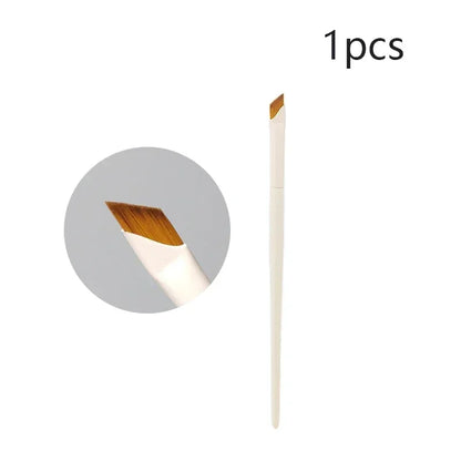 Ultra Thin Angled Eyeliner Brush Precision Detail Makeup Brush