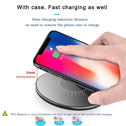 Wireless Fast Charging Dock Station, Induction Charger Pad,for iPhone 17,16, 15,14, Samsung, Xiaomi Phone Chargers,