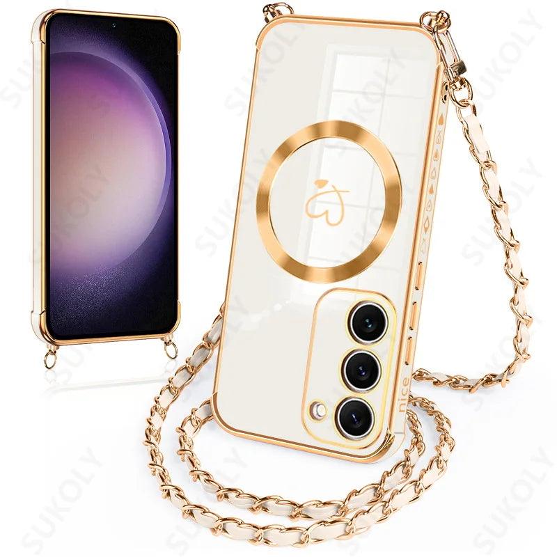 Crossbody Lanyard MagSafe Case for Samsung Galaxy Series
