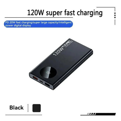 80000mAh 120W Super Fast Charging Power Bank Portable