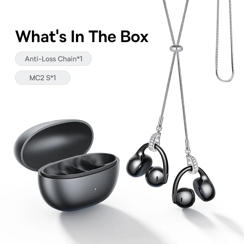 Baseus Bowie MC2 S Open Ear Clip Wireless Earphones Bluetooth 6.0 Comfort Clip On Sports  Earbuds 4-Mic Clear Calls Al Translate