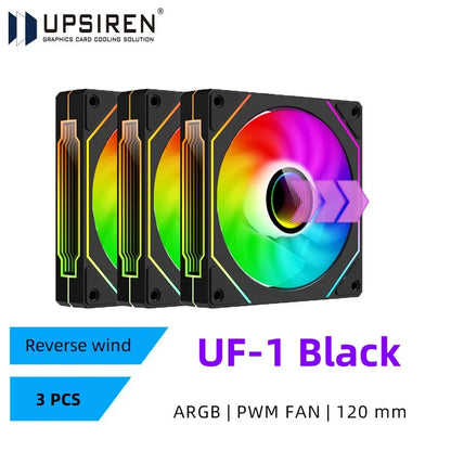 UPSIREN UF-1 PRISM 4 PRO 120mm ARGB PWM Case Fan