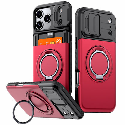Luxury Wallet Case For iPhone 18 17 16 15 14 13 12 Pro Max 17E 16E 17Pro IPhone17 Shockproof Armor Card Slot Stand Holder Cover
