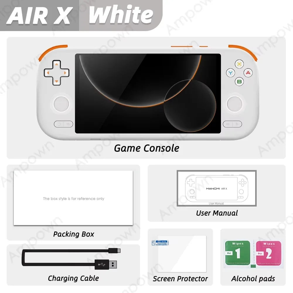 MANGMI AIR X Handheld Game Console Qualcomm Snapdragon 662 5.5'' Touch screen Android 14 15W Fast Charging RGB WIFI 5 5000mAh