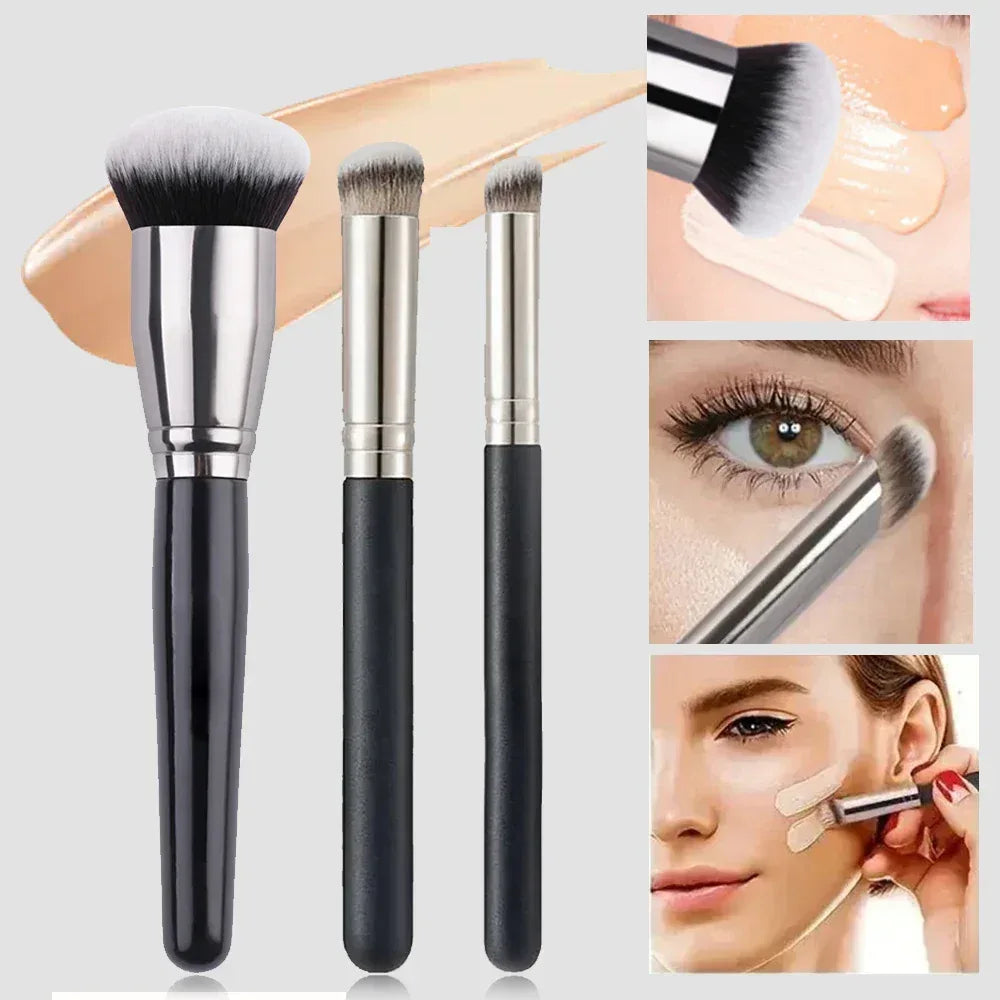 Foundation Concealer Brush Premium Contour Blusher Brushes Flawless Under Eye Dense Face Makeup Brush For Blending - Urbizia