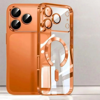 Luxury for MagSafe Magnetic Plating Phone Case for iPhone 17 Pro Max 17 Pro Bumper Case for iPhone 17 Pro Max 17 Air Clear Cover