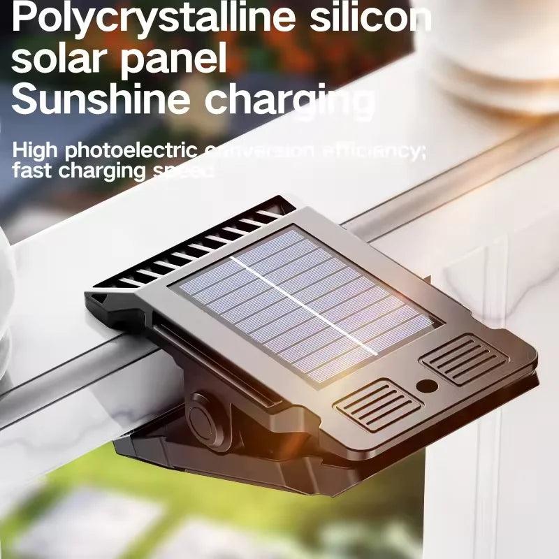 Solar Powered Courtyard Lamp, Household Garden Lighting, Human Body Sensing Multifunctional Outdoor Clip on Lawn Lamp