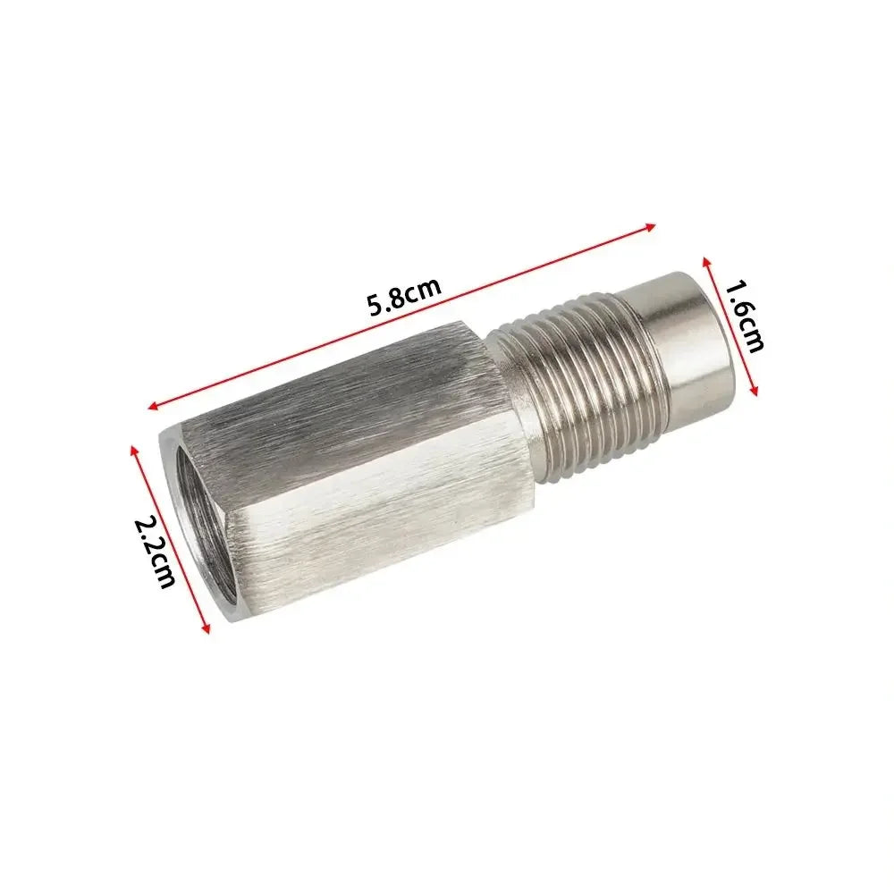 P0420 P0430 Universal O2 Sensor Spacer Adapter M18X1.5 Check Engine Light CEL Mini Catalyst For Fault Code