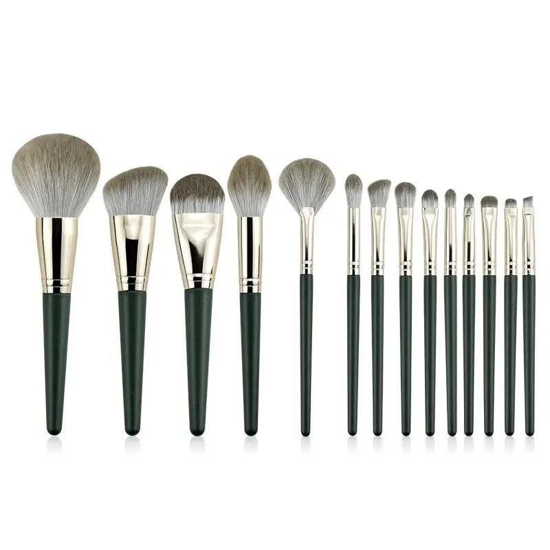 14Pcs Soft Fluffy Makeup Brushes Set, Cosmetic Powder Eye Shadow Foundation Blush Blending Tools