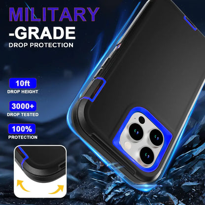 Armor Defender iPhone Case with Stand – PC + TPU